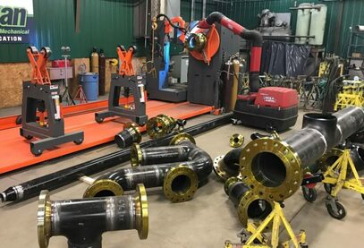 Boruların alın kaynağı ile birleştirilmesi